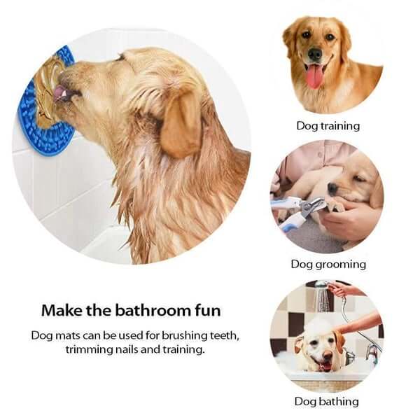 Dog Lick Mat For Bath Grooming