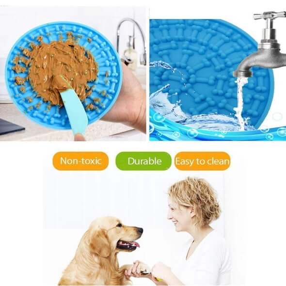Dog Lick Mat For Bath Grooming