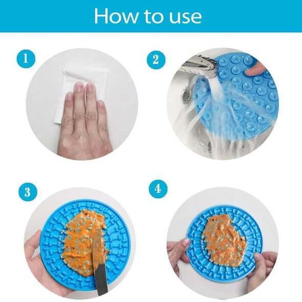 Dog Lick Mat For Bath Grooming