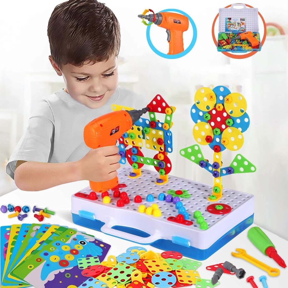 Creative Mosaic Drill Set For Kids