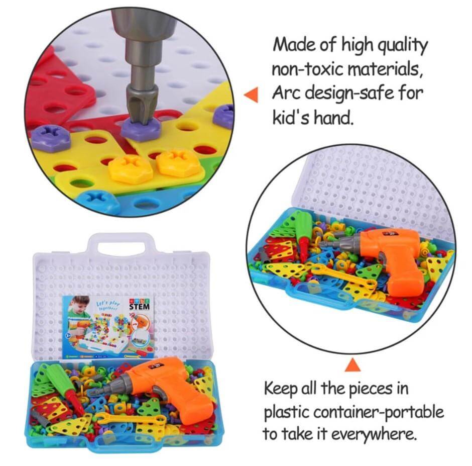 Creative Mosaic Drill Set For Kids